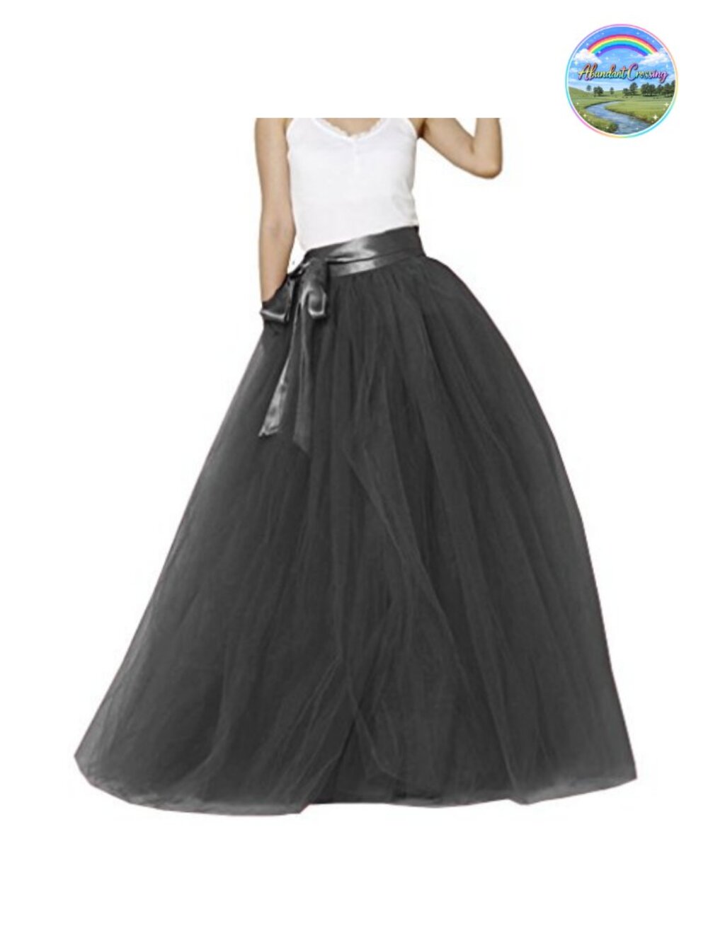 Womens Long Tutu Tulle Skirt Puffy Party Evening Prom Skirt
